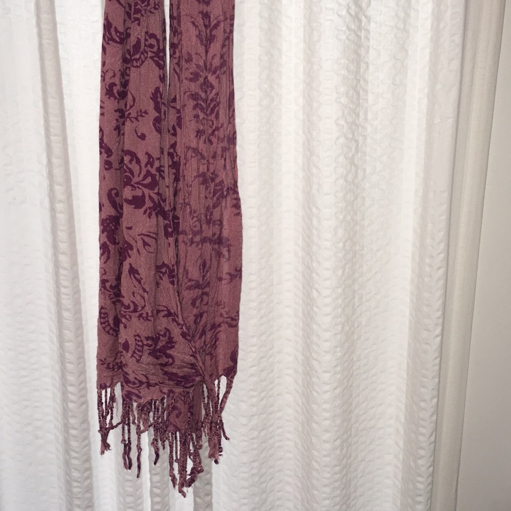 Pink scarf